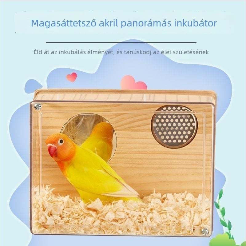 Madártenyésztő fészekbox kistestű madaraknak - Felnőtt - Eredet: Shandong - Importált: Nem