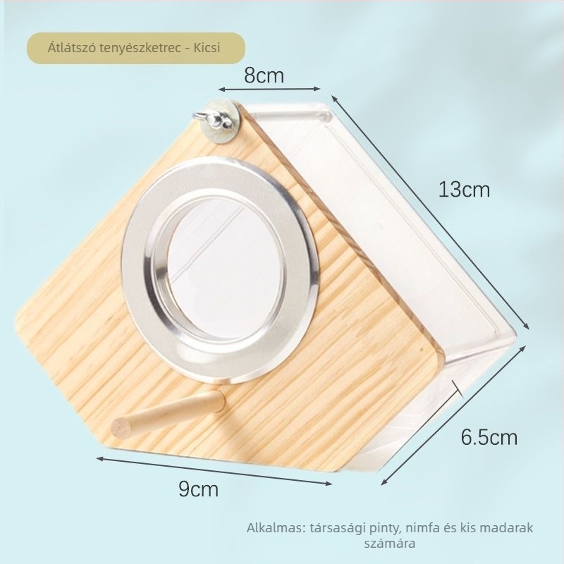 Madártenyésztő fészekbox kistestű madaraknak - Felnőtt - Eredet: Shandong - Importált: Nem