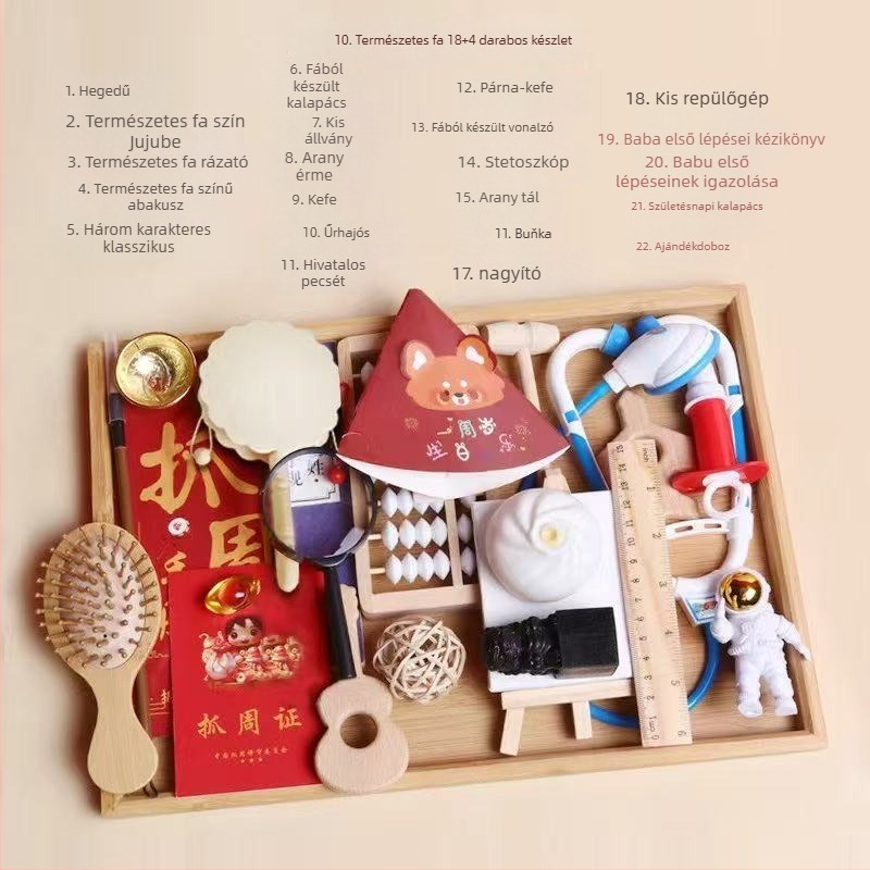 Blessings – Baba első születésnapjára szóló rekvizitkészlet, modern kínai stílusú helyszíni dekorációhoz