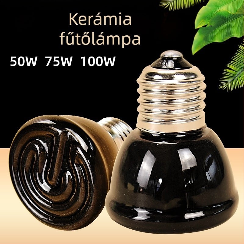 Kerámia madárfűtő lámpa – állandó hőmérséklet, csirke és fürj számára, inkubáció és téli fűtés