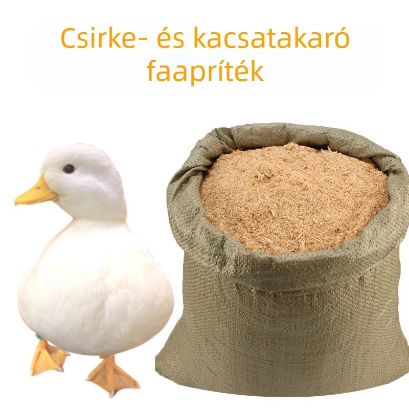 Állati alom fahánccsokból, olajat felszívó és szagtalanító, kilogrammos csomagok fermentációs ágyakhoz