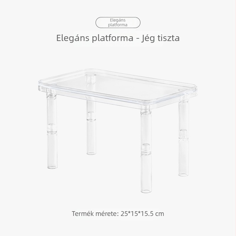 yee Hörcsög platform játék — kétemeletes, átlátszó, stimuláló platform PS anyagból, kisállatoknak