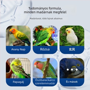 Papagájok számára elektrolit-kiegészítő probiotikumokkal - folyékony, Puno márka