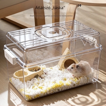 Multifunkcionális hörcsög ketrec HD átlátszó Bear Villa készlettel — Márka: Running around; Magánmárka engedélyezett: Igen; Importált: Nem