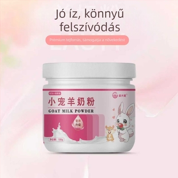 Kisállatok tejporai — különleges kecsketejpor a hamstereknek és más kisállatoknak, kalciummal és mézzel, GI-egészség támogatás — Xin Daming, Univerzális felhasználás, 170 g, 200 doboz