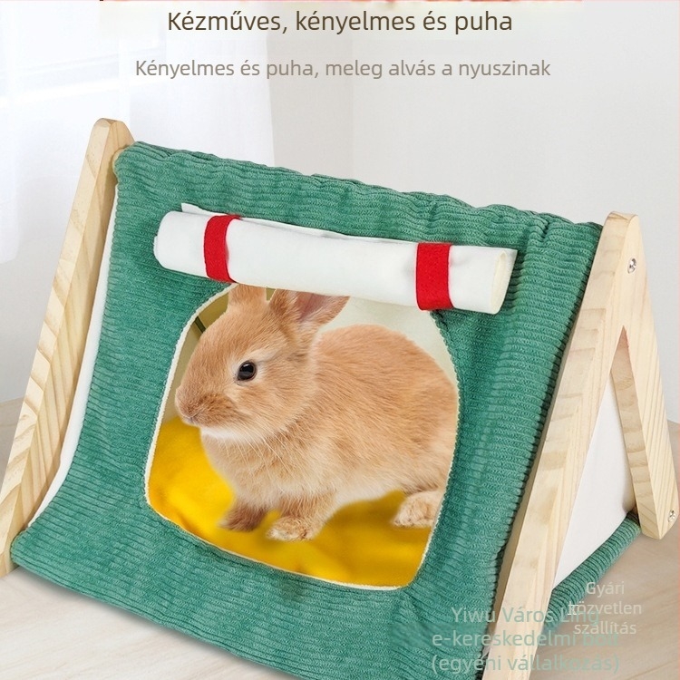 Nyuszi házikó – Anyag: selyemvirágok; Eredet: Más; Importálás: Nem; Márka: Más