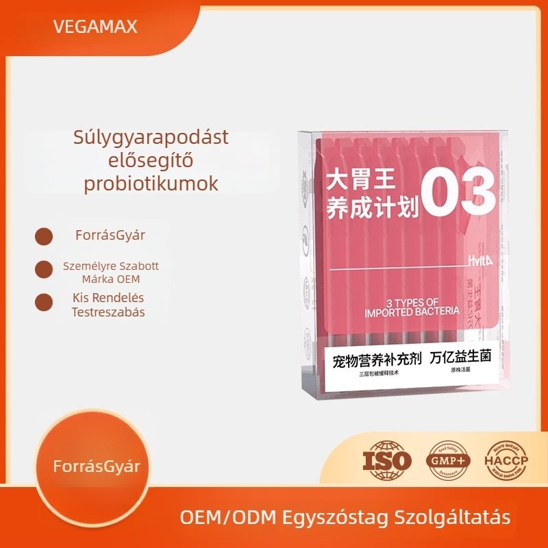 VEGAMAX Kutyák Probiotikus Kiegészítője – Testsúlynöveléshez, GI egészséghez és válogatós evőknek