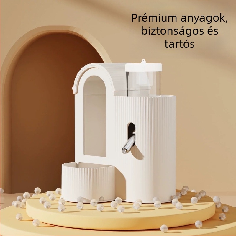 Hamster két az egyben etető- és itatóedény szett – automata etetés és ivás, műanyag, Xingxingwen márka, engedélyezett magánmárka