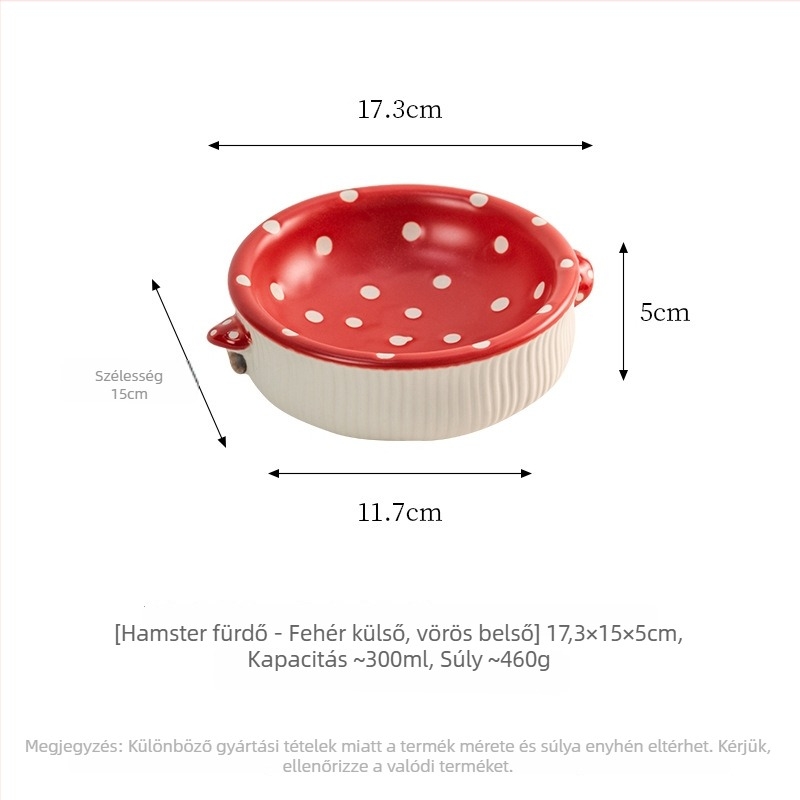Kerámiás hörcsög fészek és fürdőmedence (Anyag: kerámia; Kategória: kisállat etetőeszközök; Import: Nem; Márka: Egyéb)