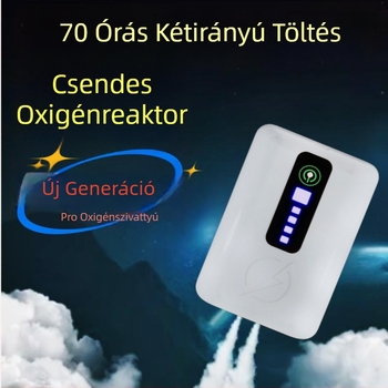 USB-s oxigénpumpa akváriumhoz – újratölthető Li-ion akkumulátor, kompakt, kettős használat horgászathoz és szabadidős tevékenységekhez