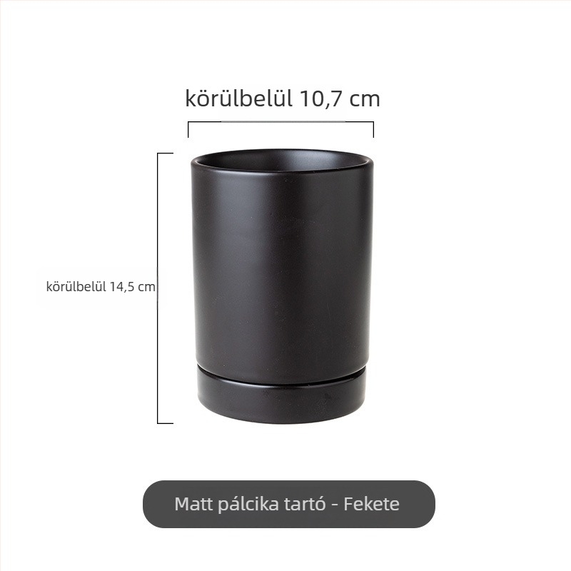 Nordic stílusú kerámia pálcikák tartó, penészmentes lefolyóval és tárolóval; márka Boya Yu; testreszabás elérhető; logó nyomtatás elérhető