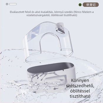 Hamster fürdőedény - műanyag, kettős használatú, homokos fürdő és wc, Demon Pet Notes