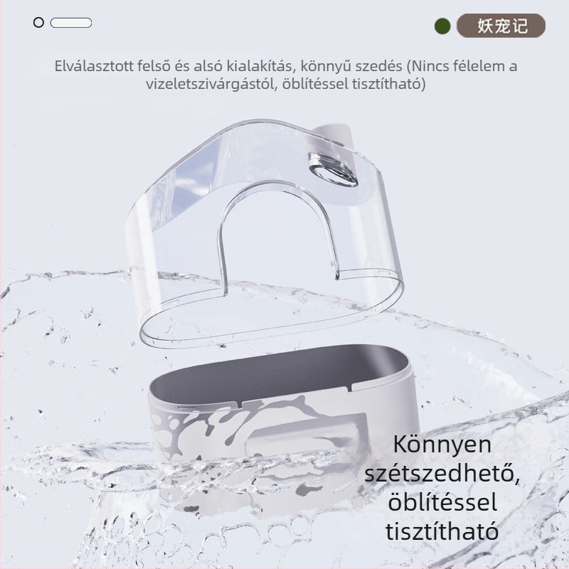 Hamster fürdőedény - műanyag, kettős használatú, homokos fürdő és wc, Demon Pet Notes