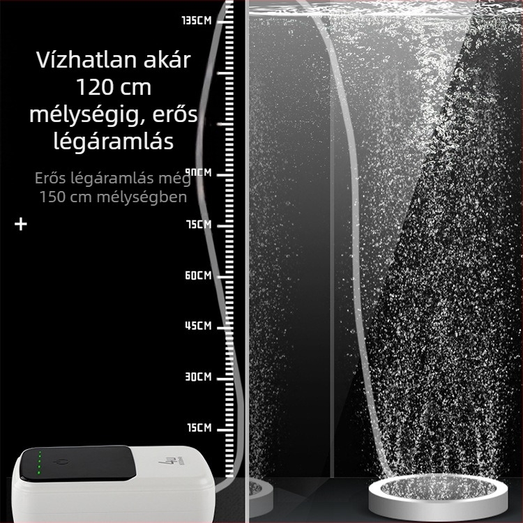 Kyung ye Akvárium oxigénpumpa - nem importált, csendes, súly 1 kg, otthoni használatra