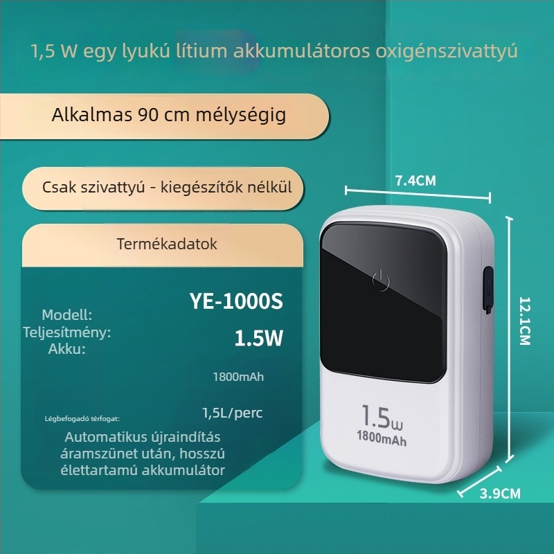 Kyung ye Akvárium oxigénpumpa - nem importált, csendes, súly 1 kg, otthoni használatra