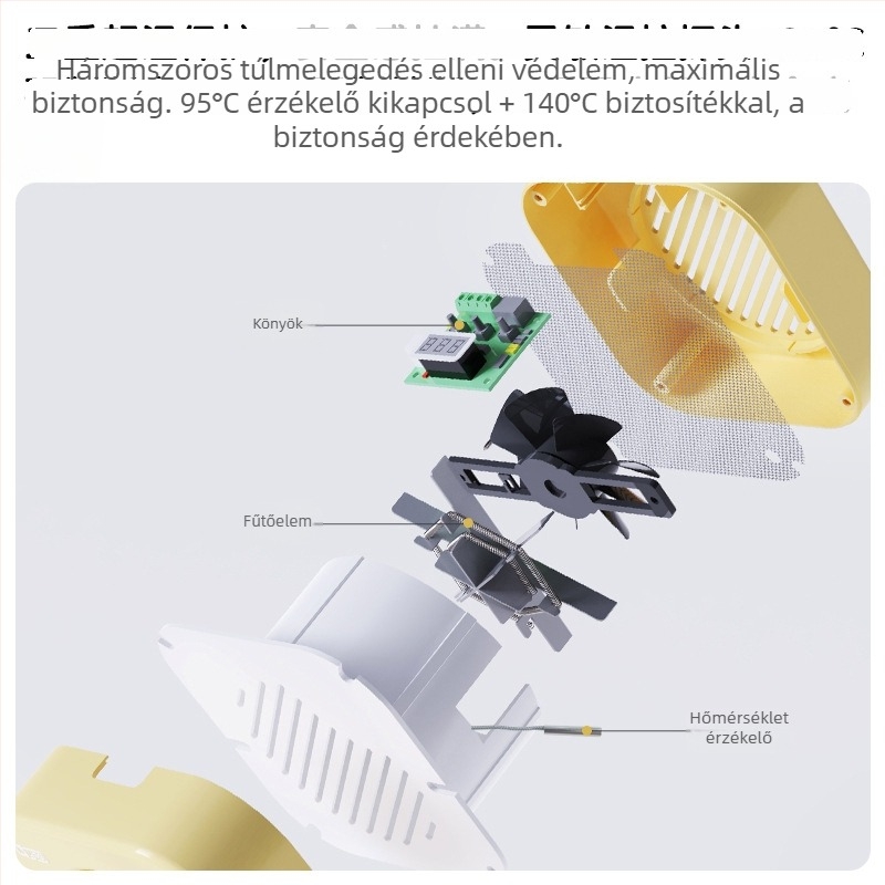 Papagájok és háziállatok számára készült fűtőberendezés, ABS anyag, Yee márka