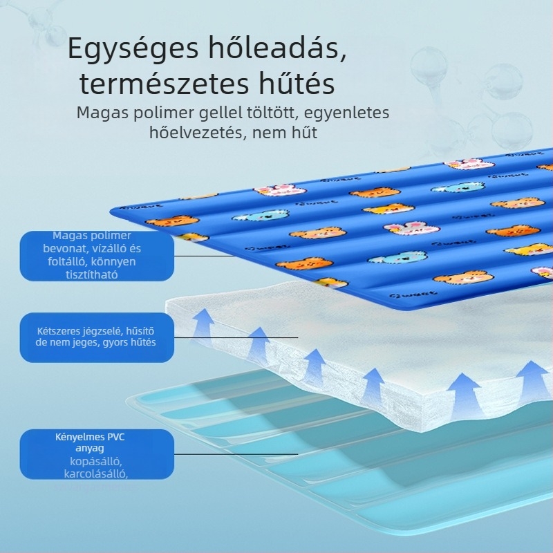 Háziállatok hűtő párnája (PVC anyag; nyár; macskáknak és kutyáknak; Huijiu)