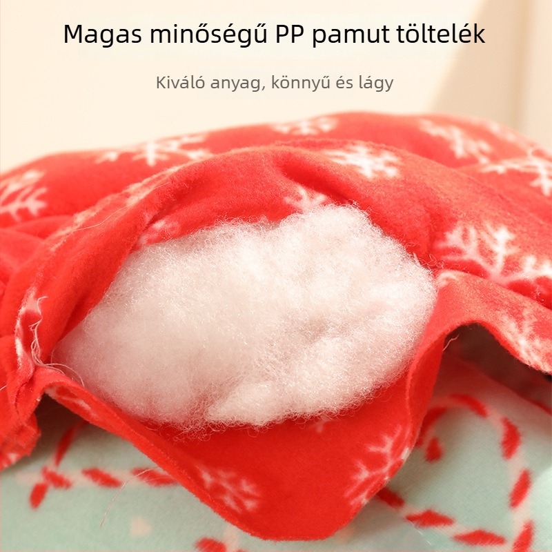 Textilből készült macskafészek, kettős használat, márka Meow Heart Treasure