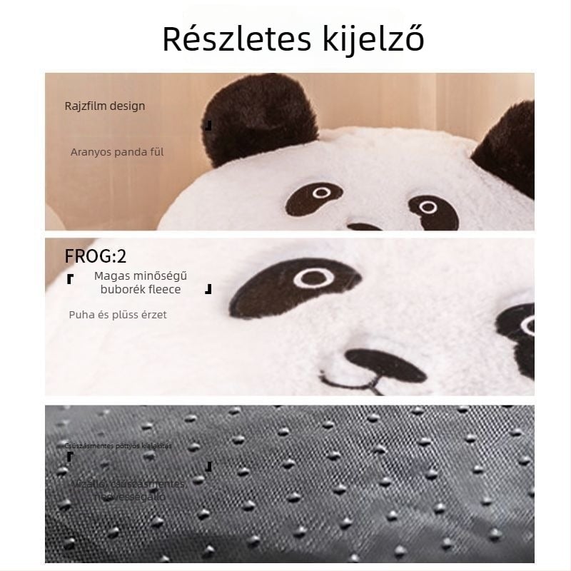 Minden évszakban használható macskafészek, plüss anyag, félzárt kialakítás, melegen tartja a macskákat