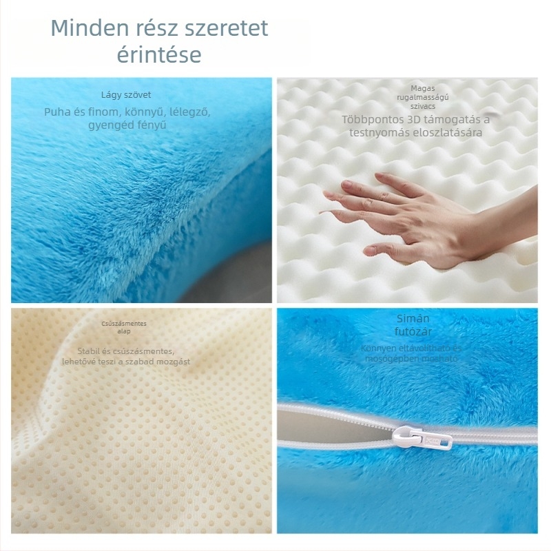Macska fészek fél-zárt dizájn, levehető és mosható szivacsos ágy, minden évszakban használható