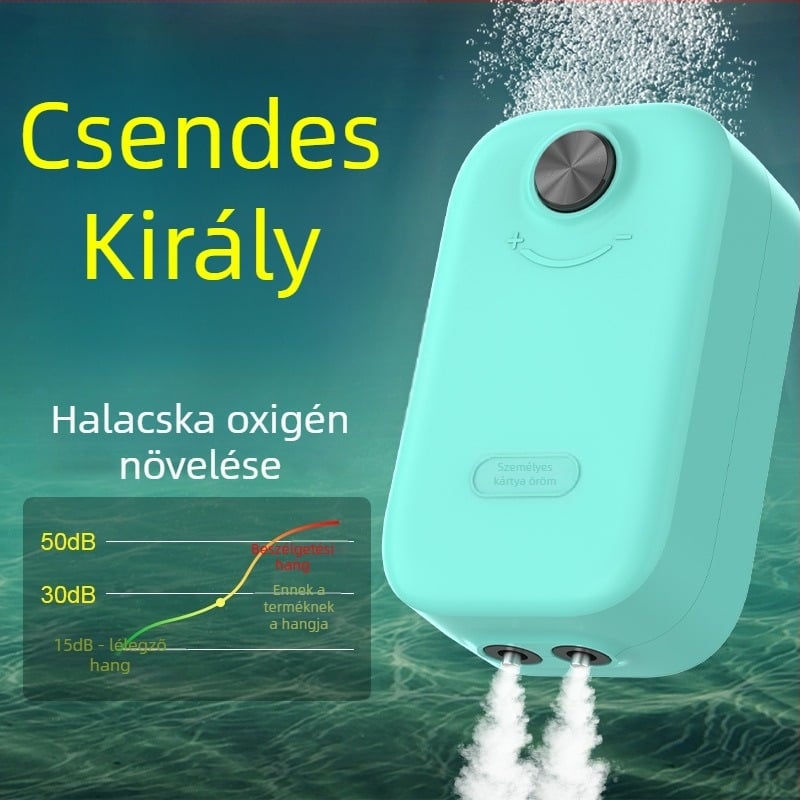 Akváriumi oxigénpumpa — csendes működés, Yinas márka, súly 176–706 g