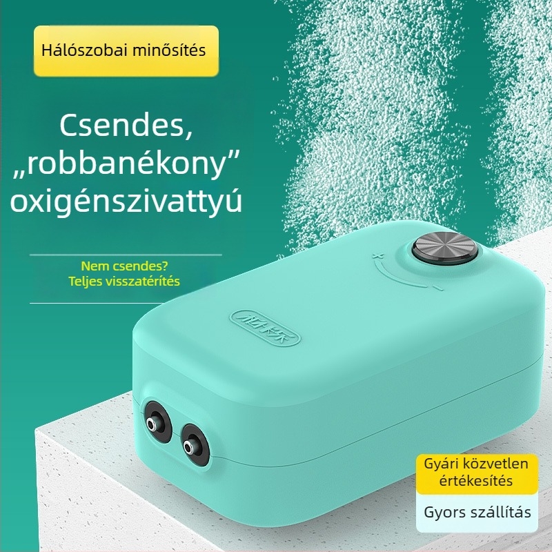 Akváriumi oxigénpumpa — csendes működés, Yinas márka, súly 176–706 g