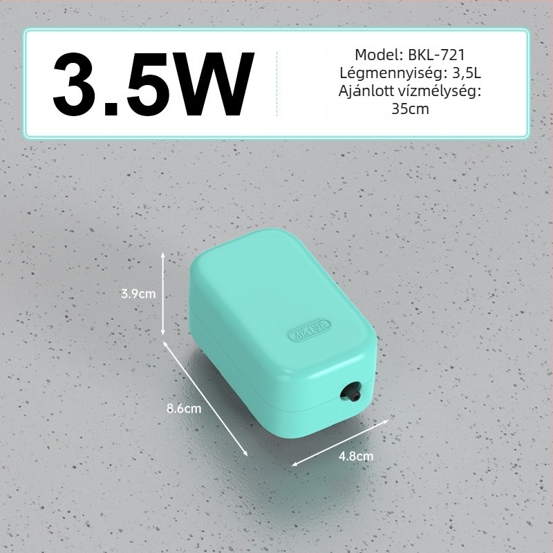 Akváriumi oxigénpumpa — csendes működés, Yinas márka, súly 176–706 g