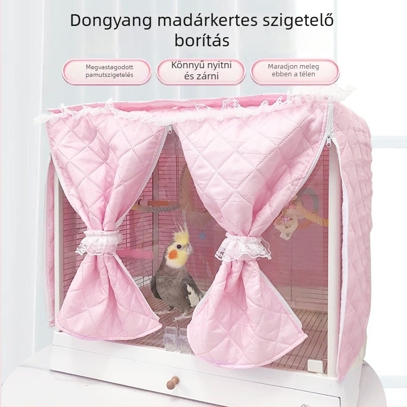 Papagájketrec melegítő takaró – Carrot Valley, madárketrecekhez, hőmegőrzés