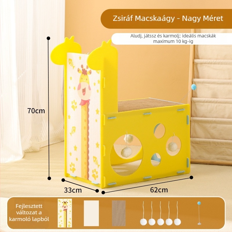 Macskafészek Wheat zaizai – műanyag, macskák számára