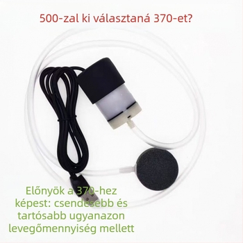 Akváriumhoz készült Ultra halk oxigénpumpa - Nagy térfogatú levegőztetés, Szabályozható (Márka: Hazai; Importált: Nem; Tömeg: Egyéb)