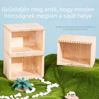 Hamsterház tömörfából — Hamsternek, Nem importált