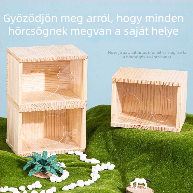 Hamsterház tömörfából — Hamsternek, Nem importált