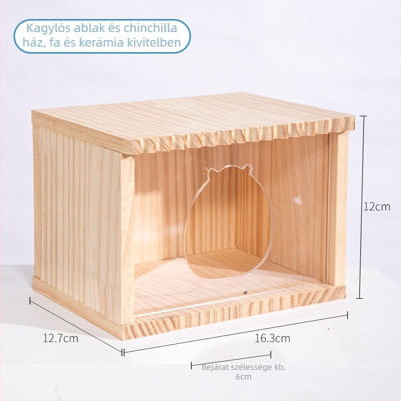 Hamsterház tömörfából — Hamsternek, Nem importált