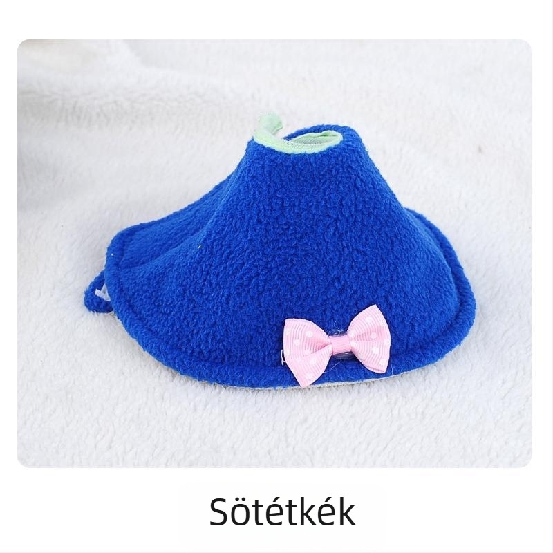 Papagájvédő gallér – harapás és csipegetés elleni védelem, polár fleece + pamut és len, Zhejiang eredetű, papagáj számára