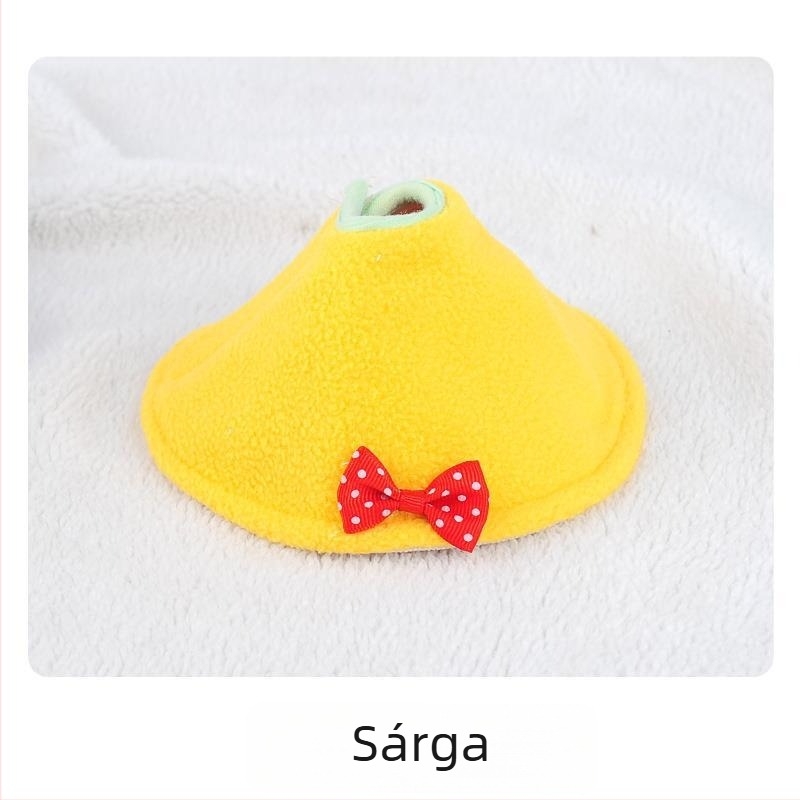 Papagájvédő gallér – harapás és csipegetés elleni védelem, polár fleece + pamut és len, Zhejiang eredetű, papagáj számára