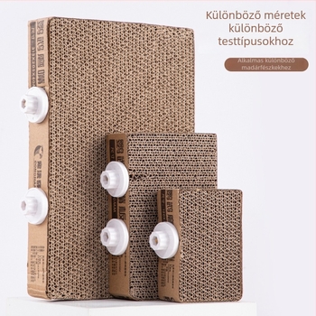 Chengxi papagáj játék karton platformával a csőrt reszeléséhez – ketrec kiegészítő