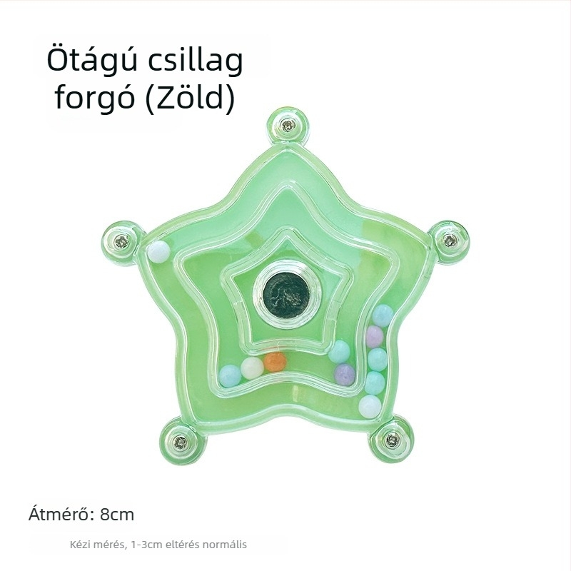 Műanyag papagáj játék forgó UFO kerékkel