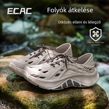 Honey dangdang férfi EVA szandál, vastag talppal, 5 cm-es sarokmagassággal, csúszásmentes, slip-on, nyárra