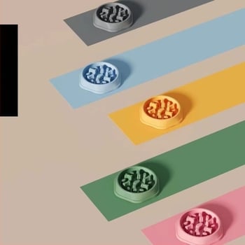 Szilikonból készült lassú etető tál kutyáknak, anti-choking dizájn, állítható nehézség, anti-kiömlés