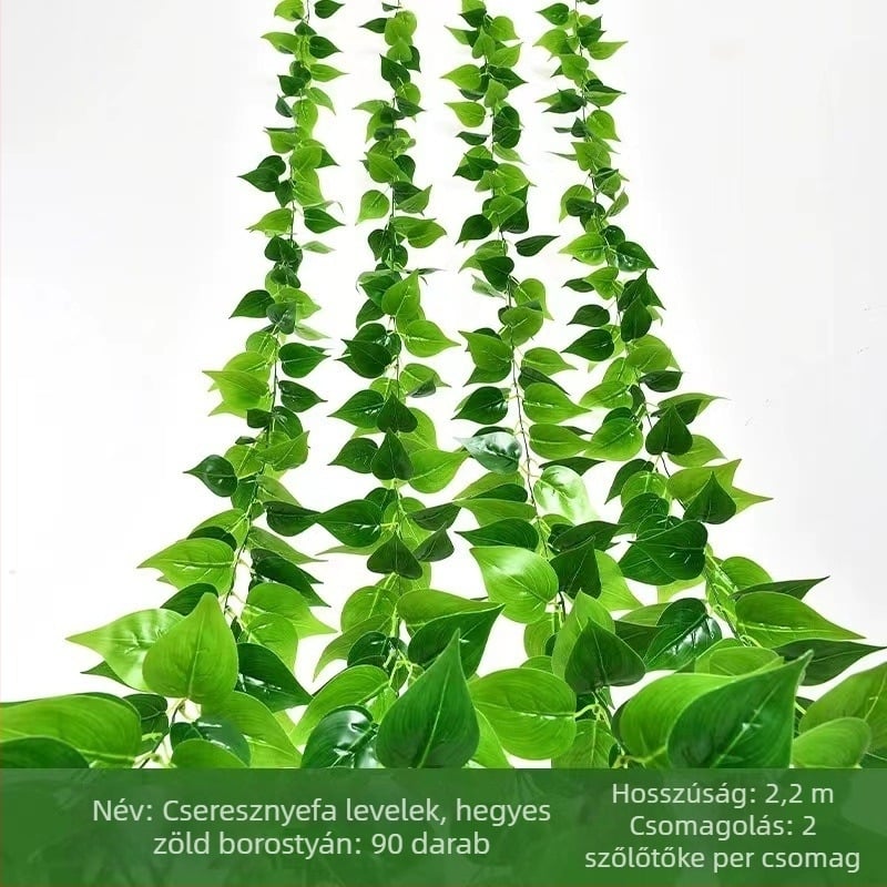 Mesterséges zöld növényzet: pothos, rattan és Turtle Back faldekorációhoz; Anyag: műanyag; Folyamatok: sztereotípiázás, domborítás, injekciós formázás; Használat: esküvők, kültéri, fotózás kellékei, otthoni dekoráció