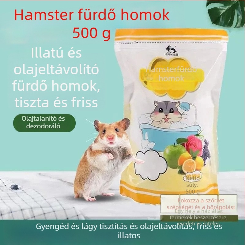 Jiexi hörcsög fürdőhomok – szőrzetápolás, tisztítás, hörcsögöknek, Eredet: Egyéb