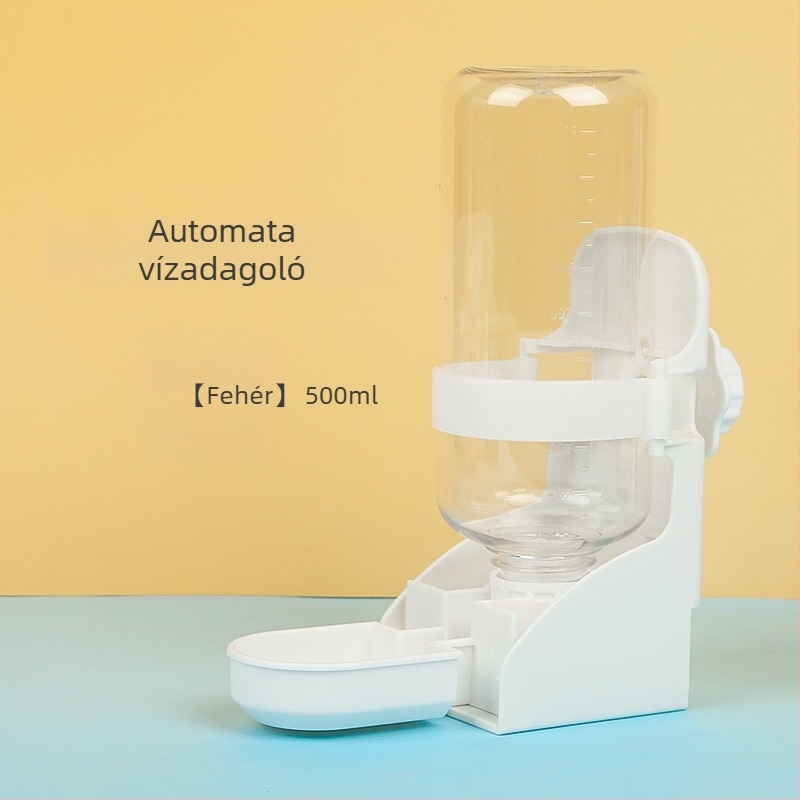Függő gömbös itató automata, állatok számára, hamster és nyúl számára, szivárgásmentes, PP anyag