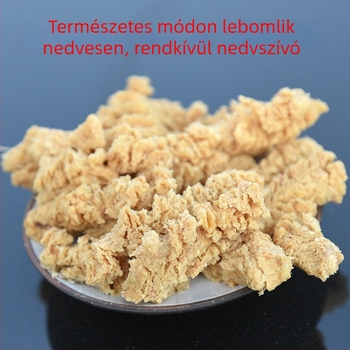 Fenyőfa pelletből készült macskaalom aktív szénnel, dezodoráló és nedvesség-elszívó, tételben