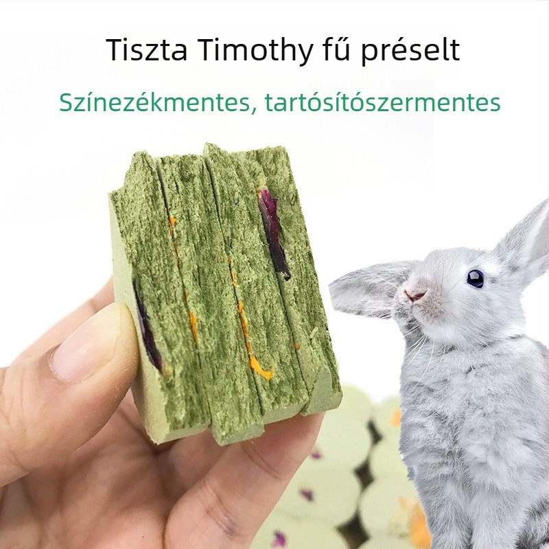 Száraz élelmiszer — Tiszta Timothy fűből készült példa nyulak, csincsillák, hörcsögök és patkányok számára; 130 g; Radish Valley
