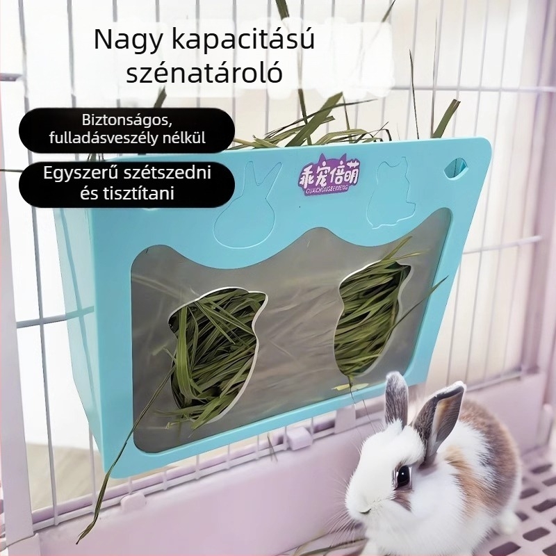 Nyúl fűrács – Anyag: ABS; Importált: Nem; Márka: Egyéb; Alkalmas nyulak és kisállatok számára