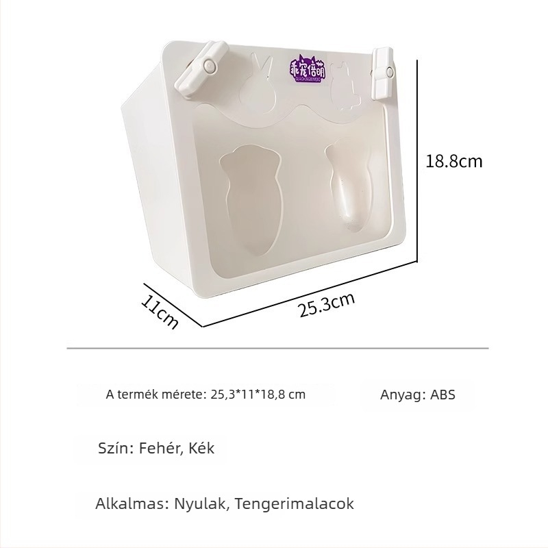 Nyúl fűrács – Anyag: ABS; Importált: Nem; Márka: Egyéb; Alkalmas nyulak és kisállatok számára