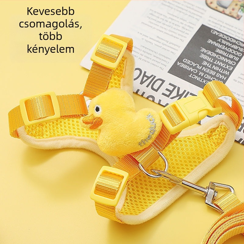 Macska nylon póráz, Cute Shigu márka, macskák számára, állítható, kihúzható és antiszakadási tervezés