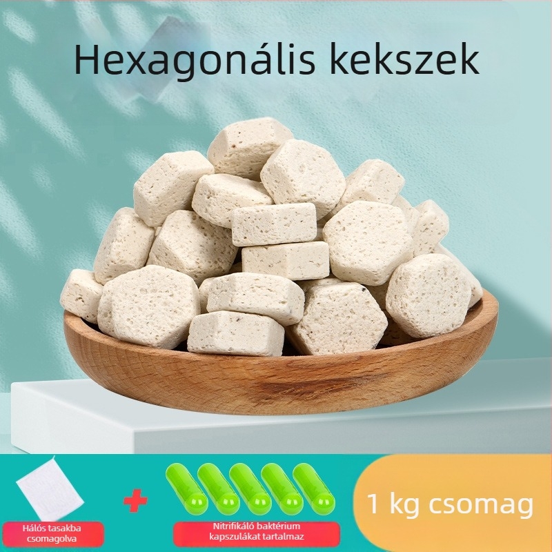 Naichong kerámia akváriumi szűrőanyag baktériumkultúrával, nano-kő szűrő és biokémiai golyók