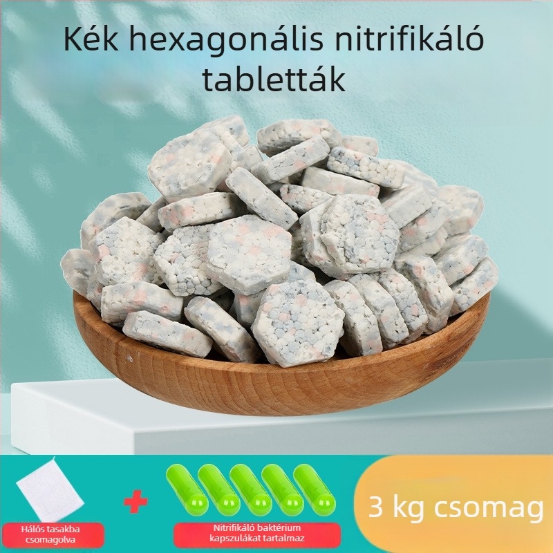 Naichong kerámia akváriumi szűrőanyag baktériumkultúrával, nano-kő szűrő és biokémiai golyók