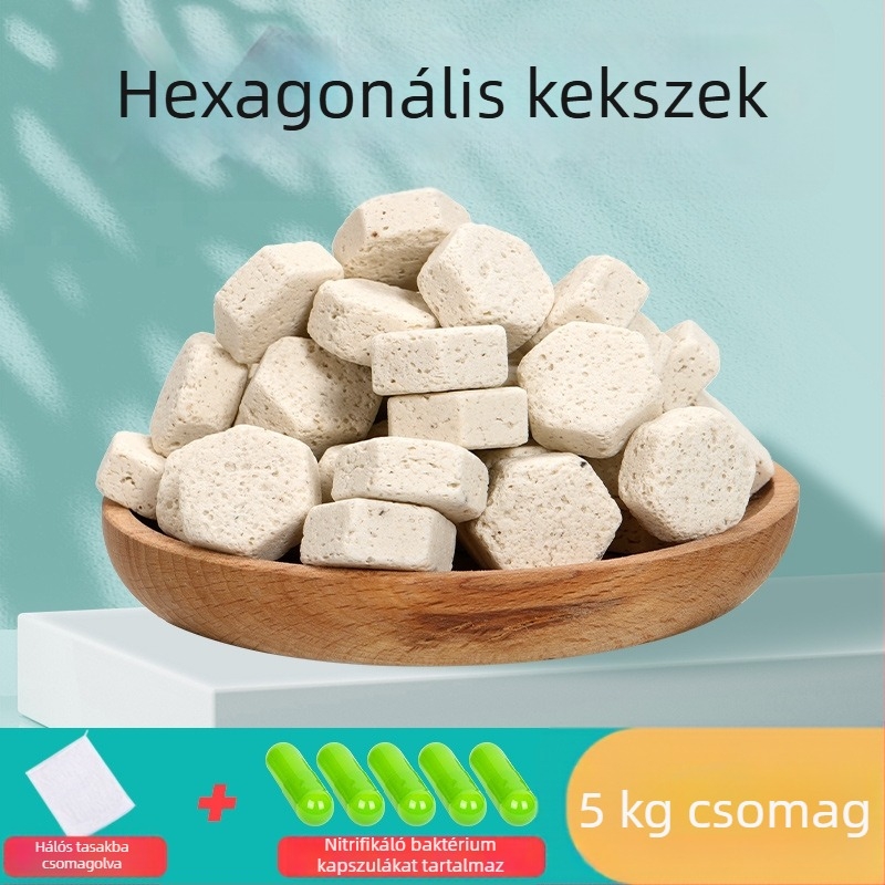 Naichong kerámia akváriumi szűrőanyag baktériumkultúrával, nano-kő szűrő és biokémiai golyók